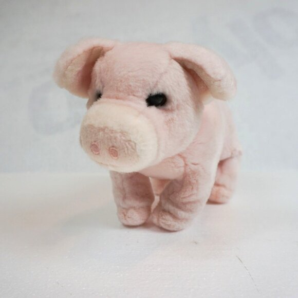 Douglas Cuddle Toy Plush Pig Stuffed Animal Pink 12 Inch - Picture 1 of 9